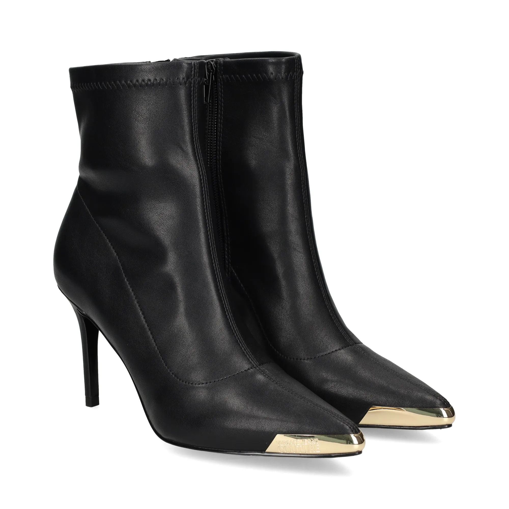 VERSACE JEANS Botines con tacón de Mujer 899 BLACK