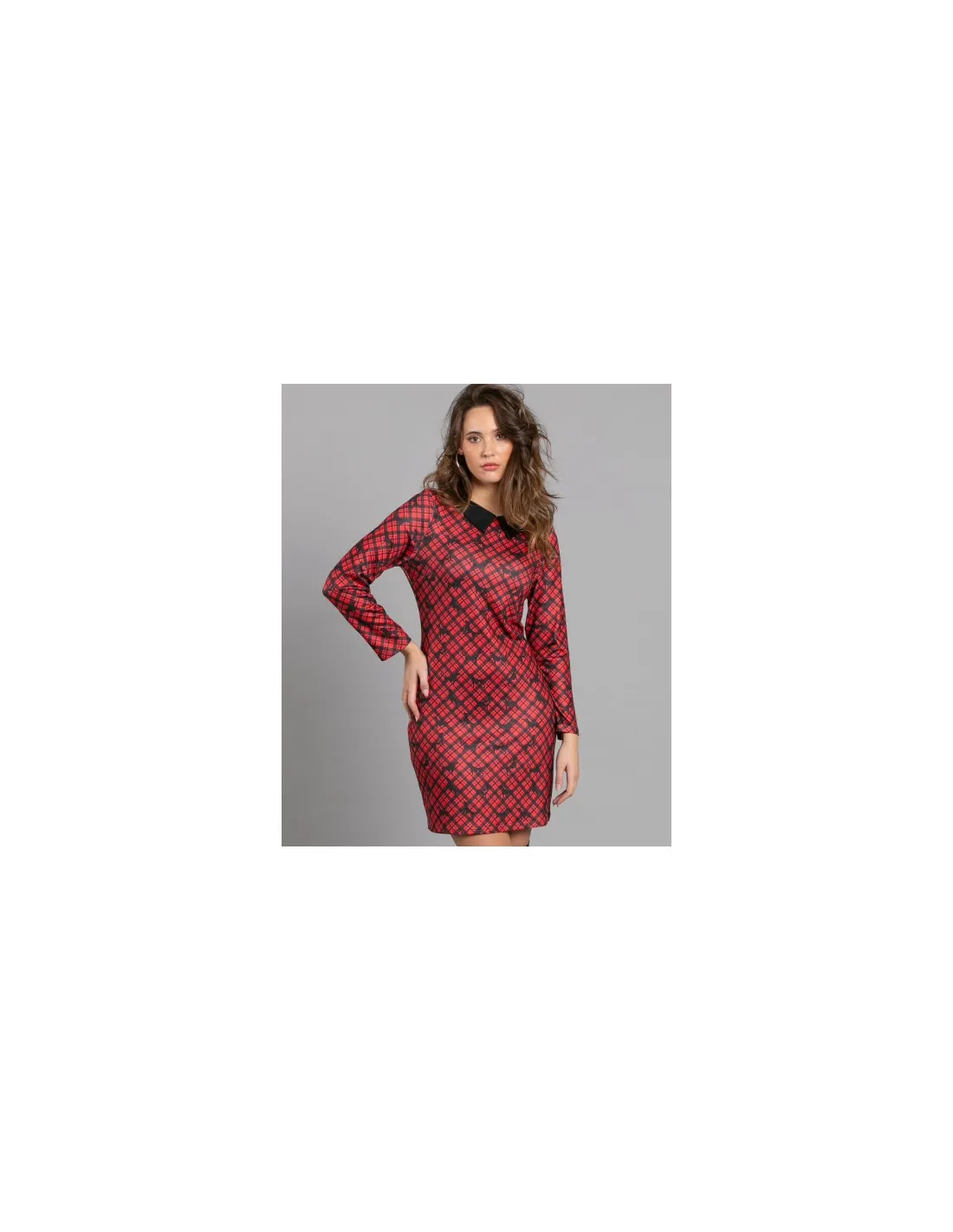 Vestido Corto Rojo Akino Laude