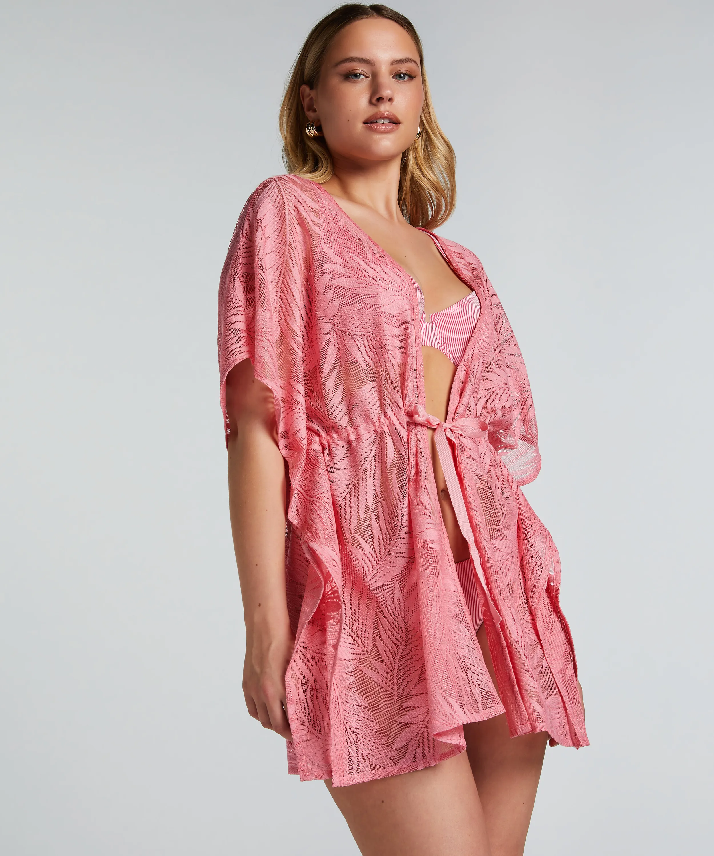 VESTIDO DE PLAYA  ROSA