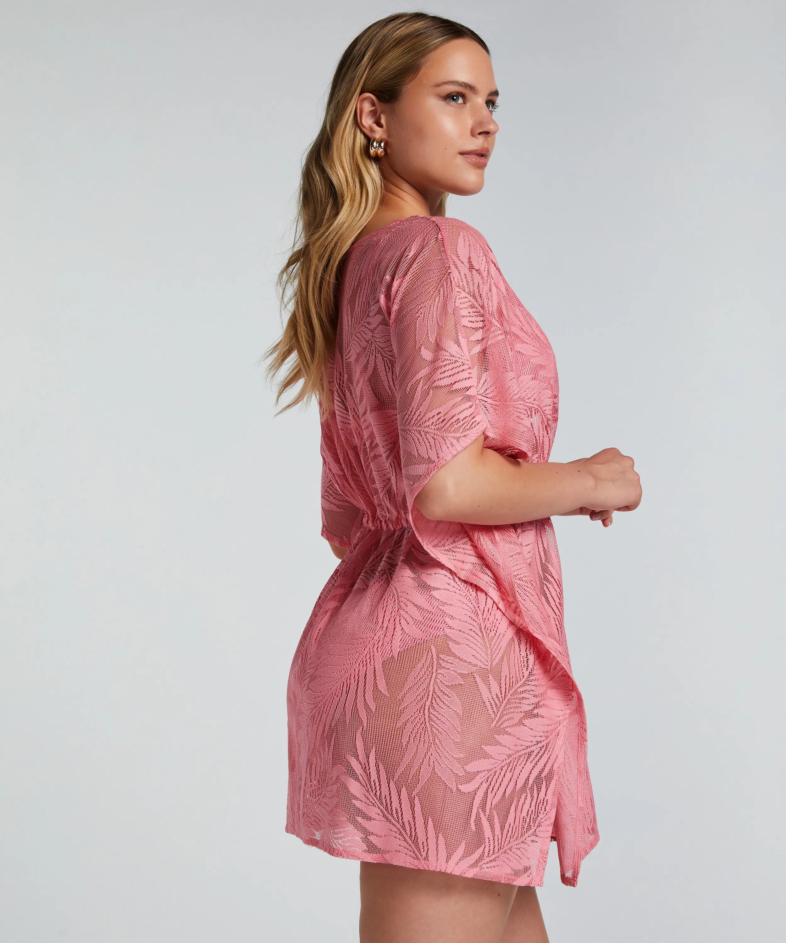 VESTIDO DE PLAYA  ROSA