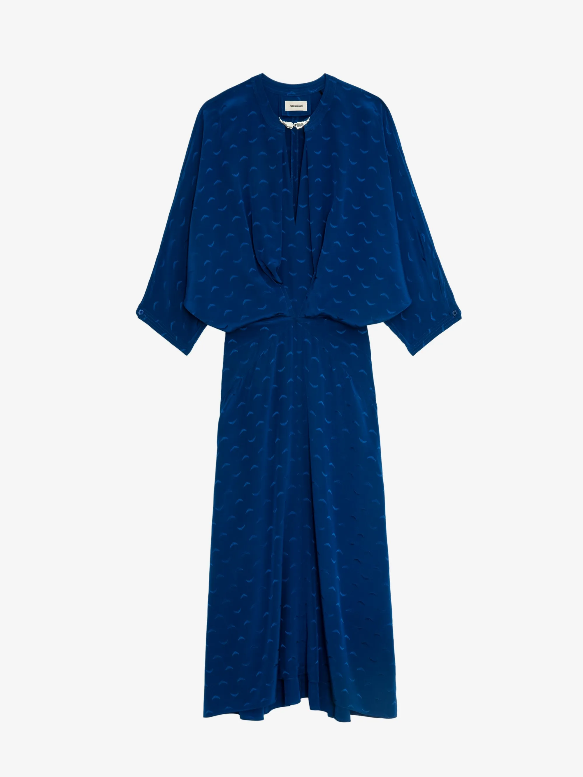 Vestido Ritany Wings de Jacquard de Seda