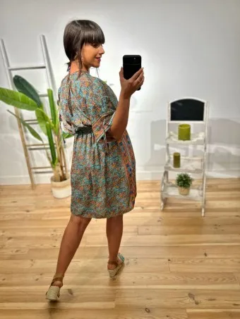 Vestido Seda Cachemires KALILA 07