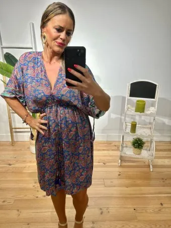 Vestido Seda Cachemires KALILA 12