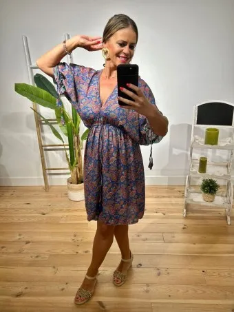 Vestido Seda Cachemires KALILA 12