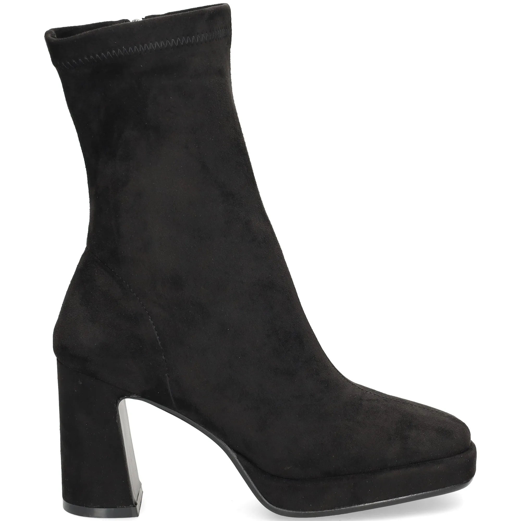 VIBES Botines con tacón de Mujer NEGRO