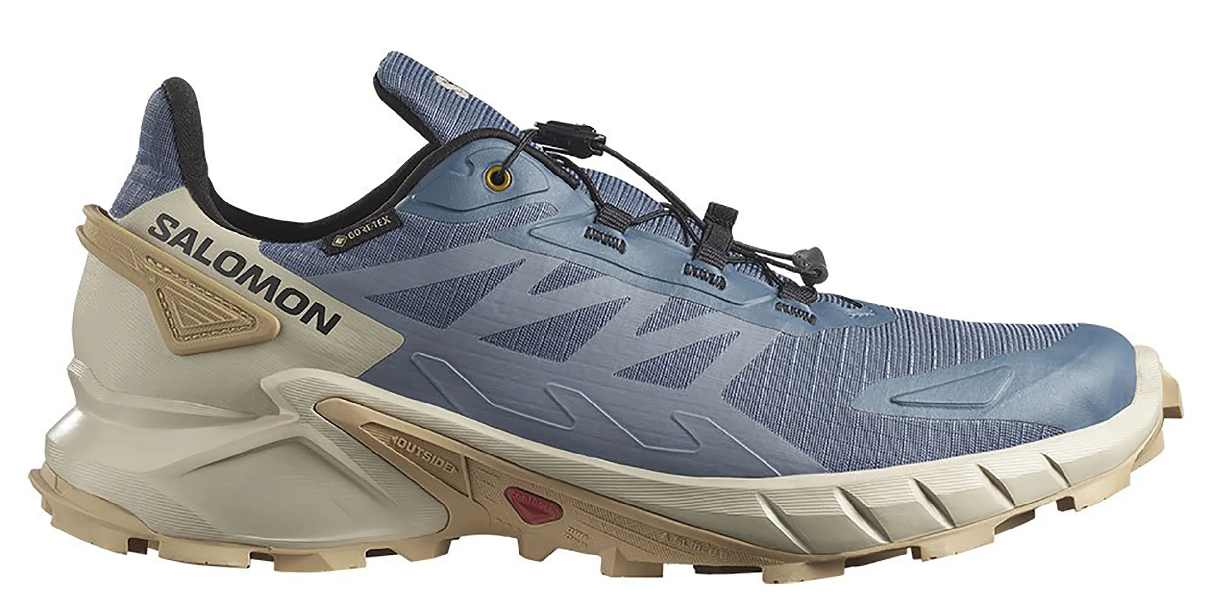 Zapatilla Salomon Supercross 4 GTX Azul Grisáceo/Beige
