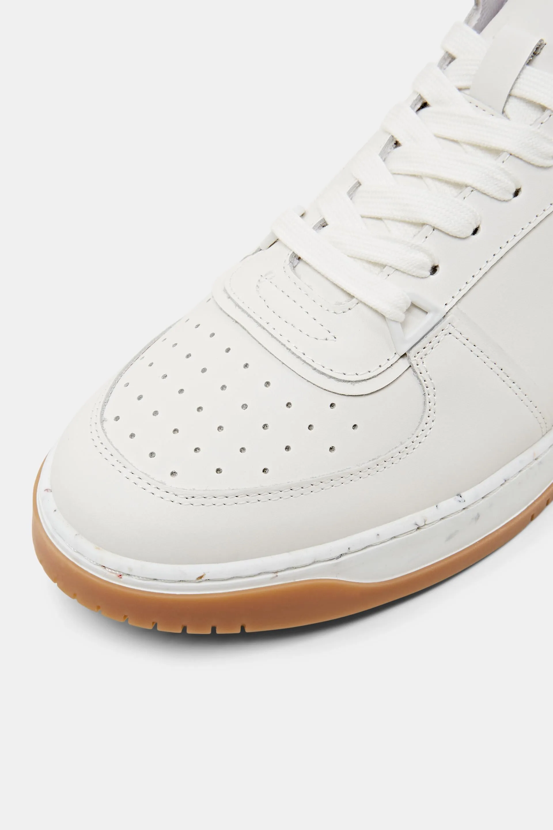 Zapatillas altas de piel