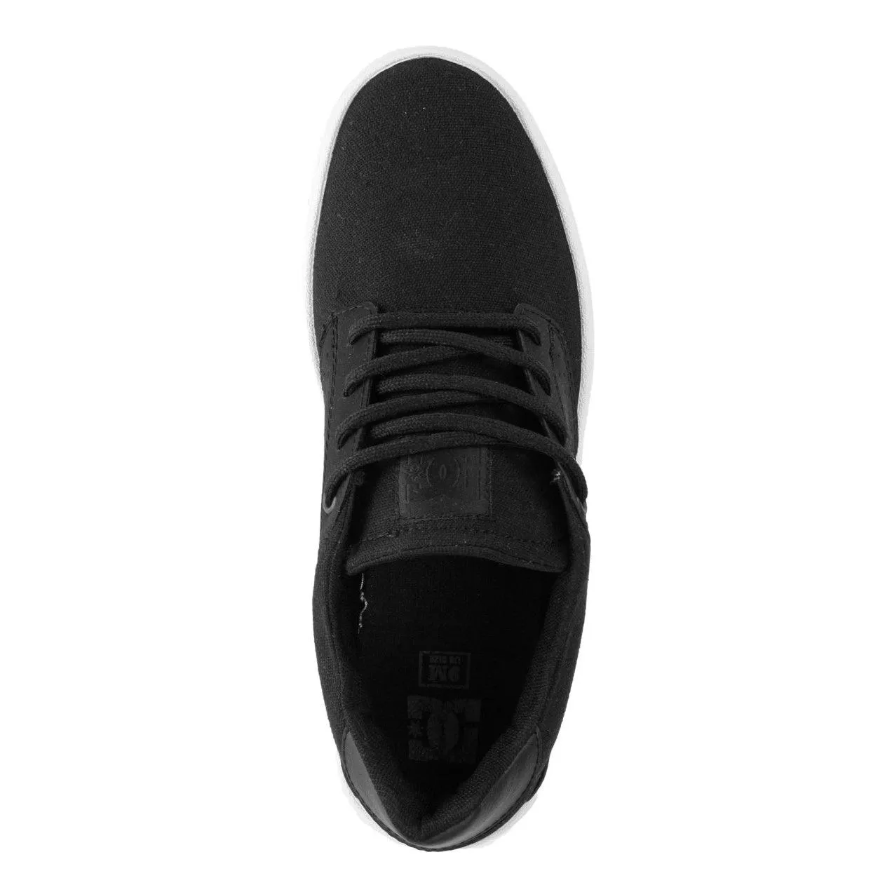 Zapatillas Dc Plaza Tc Tx Ss Negro Blanco