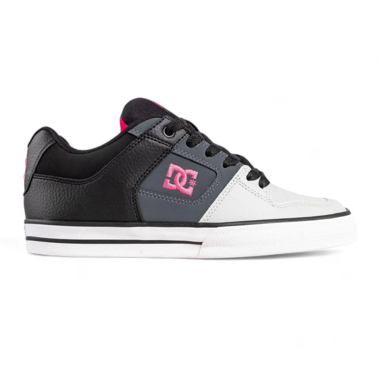 Zapatillas Dc Pure Mujer Negro Blanco Gris