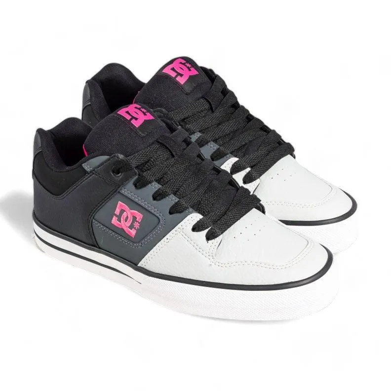 Zapatillas Dc Pure Mujer Negro Blanco Gris