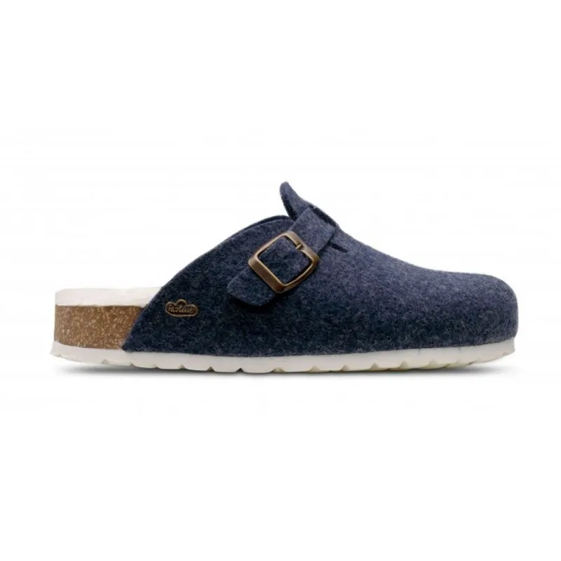 Zapatillas De Casa Feliz Caminar Domus Mujer Marino