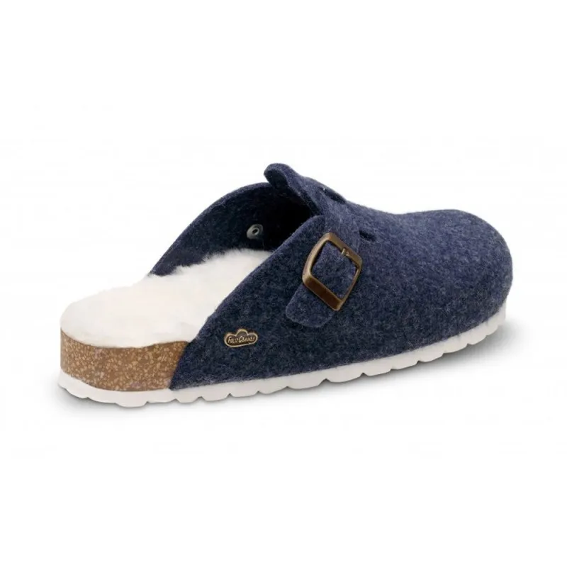 Zapatillas De Casa Feliz Caminar Domus Mujer Marino