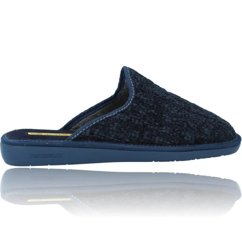 Zapatillas de Casa sin Talón Pantuflas para Hombres de Nordikas Top Line Cab 236