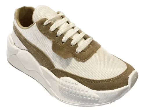 ZAPATILLAS DE DAMA PLATAFORMA CóMODAS MODA BLANCO ARTPUMI