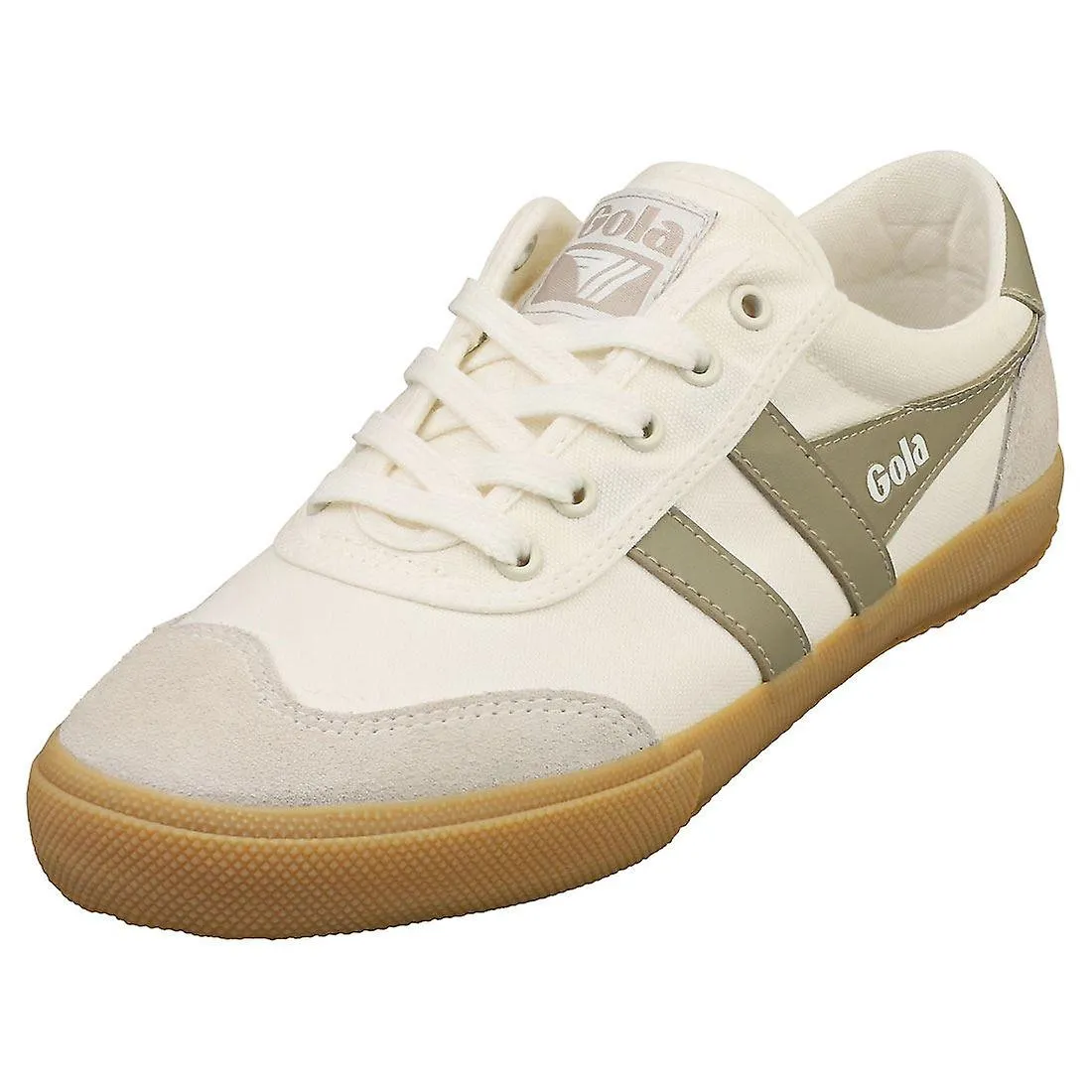 Zapatillas de moda para mujer Gola Badminton en blanco gris