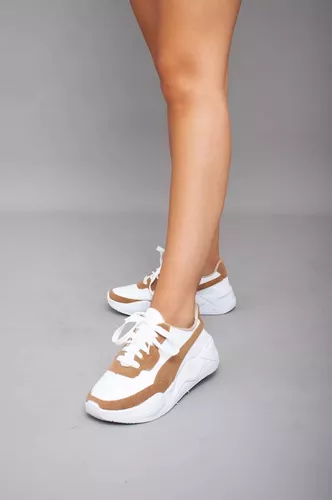 ZAPATILLAS DE MUJER COMBINADA LIVIANAS COMODAS MODA ARTPUMI