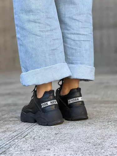 Zapatillas De Mujer Plataforma Cómoda Liviana Moda Art2600