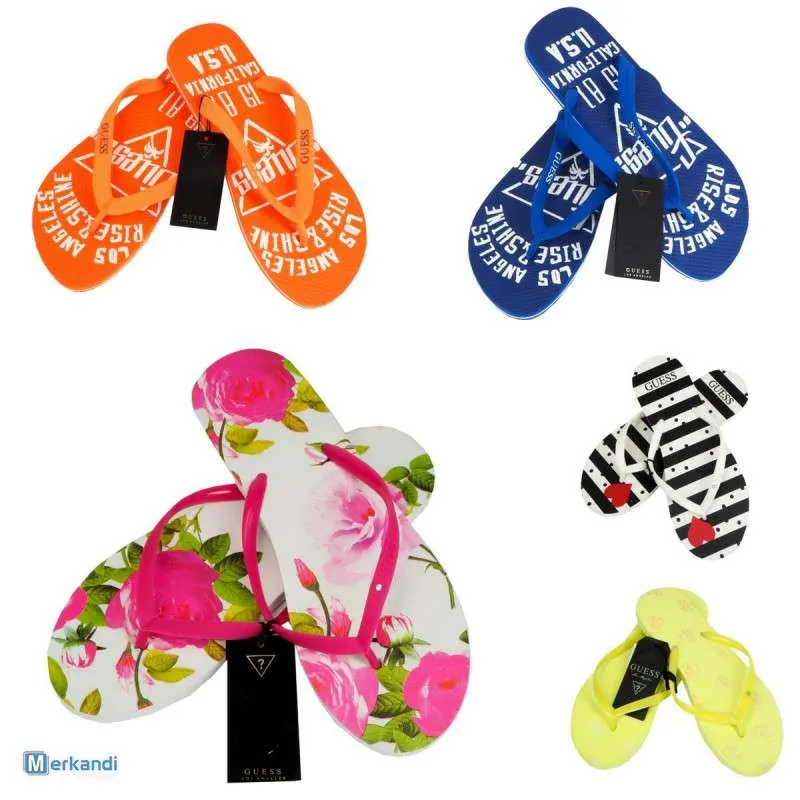 ZAPATILLAS DE VERANO DE VERANO CON CALZADO DE MODA ELEGANTE Y COLORIDO GUESS (G47)
