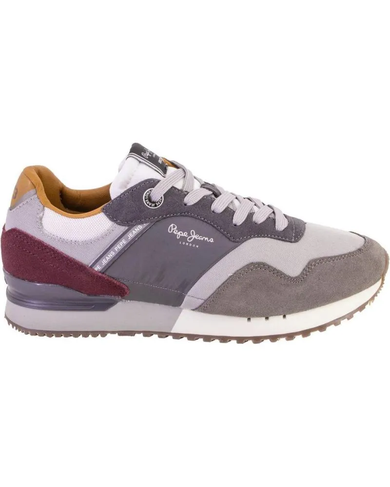 Zapatillas deporte PEPE JEANS  de Mujer PMS40018 ZAPATILLAS CASUAL DE HOMBRE  GRIS