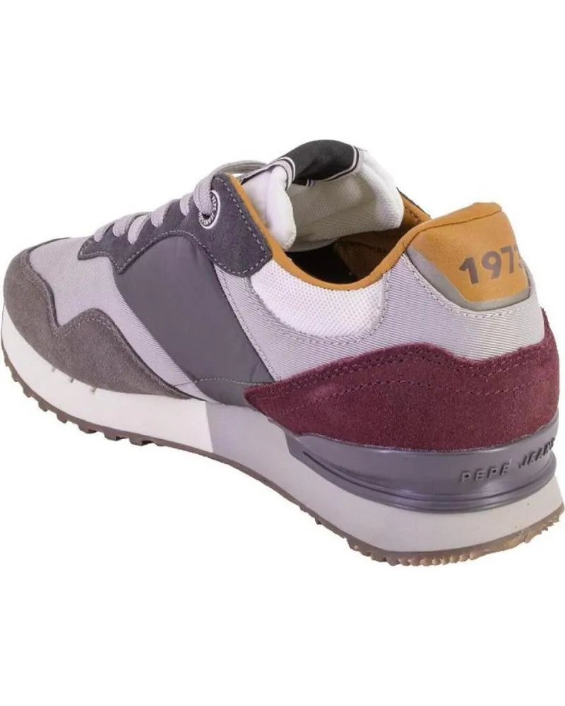 Zapatillas deporte PEPE JEANS  de Mujer PMS40018 ZAPATILLAS CASUAL DE HOMBRE  GRIS