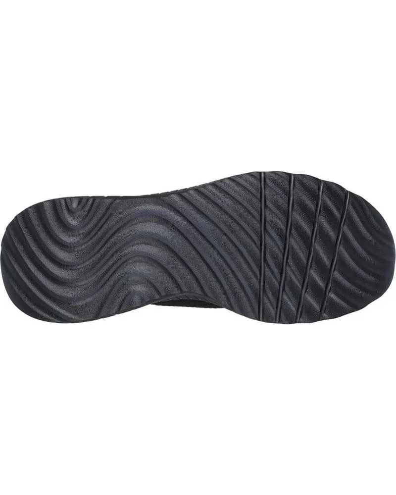 ZAPATILLAS DEPORTE SKECHERS  DE MUJER 117497 SLIPINS BOBS SPORT SQUAD CHAOS  NEGRO