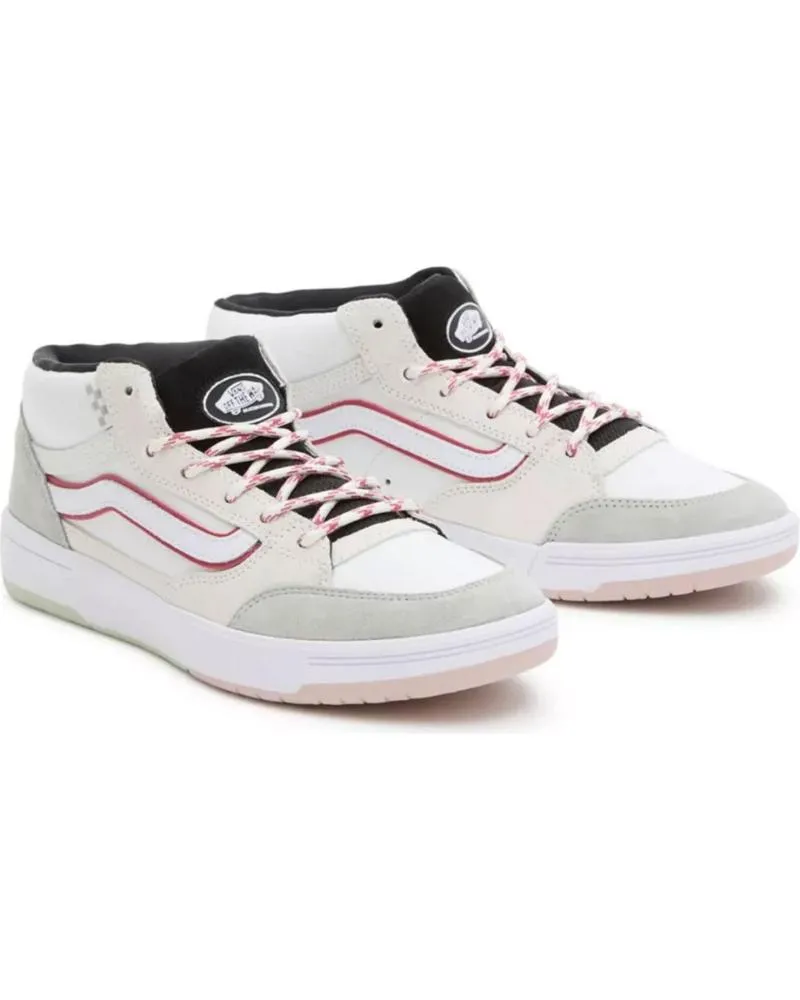 Zapatillas deporte VANS OFF THE WALL  de Hombre ZAPATILLAS VANS ZAHBA MID WHITE GRAY MULTI  MULTICOLOR