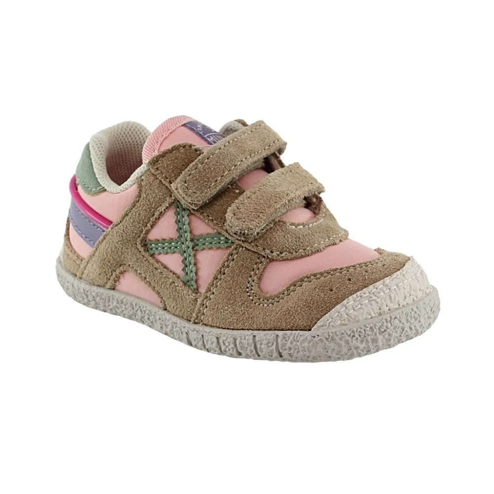 Zapatillas Munich Moda Baby Goal Rosa