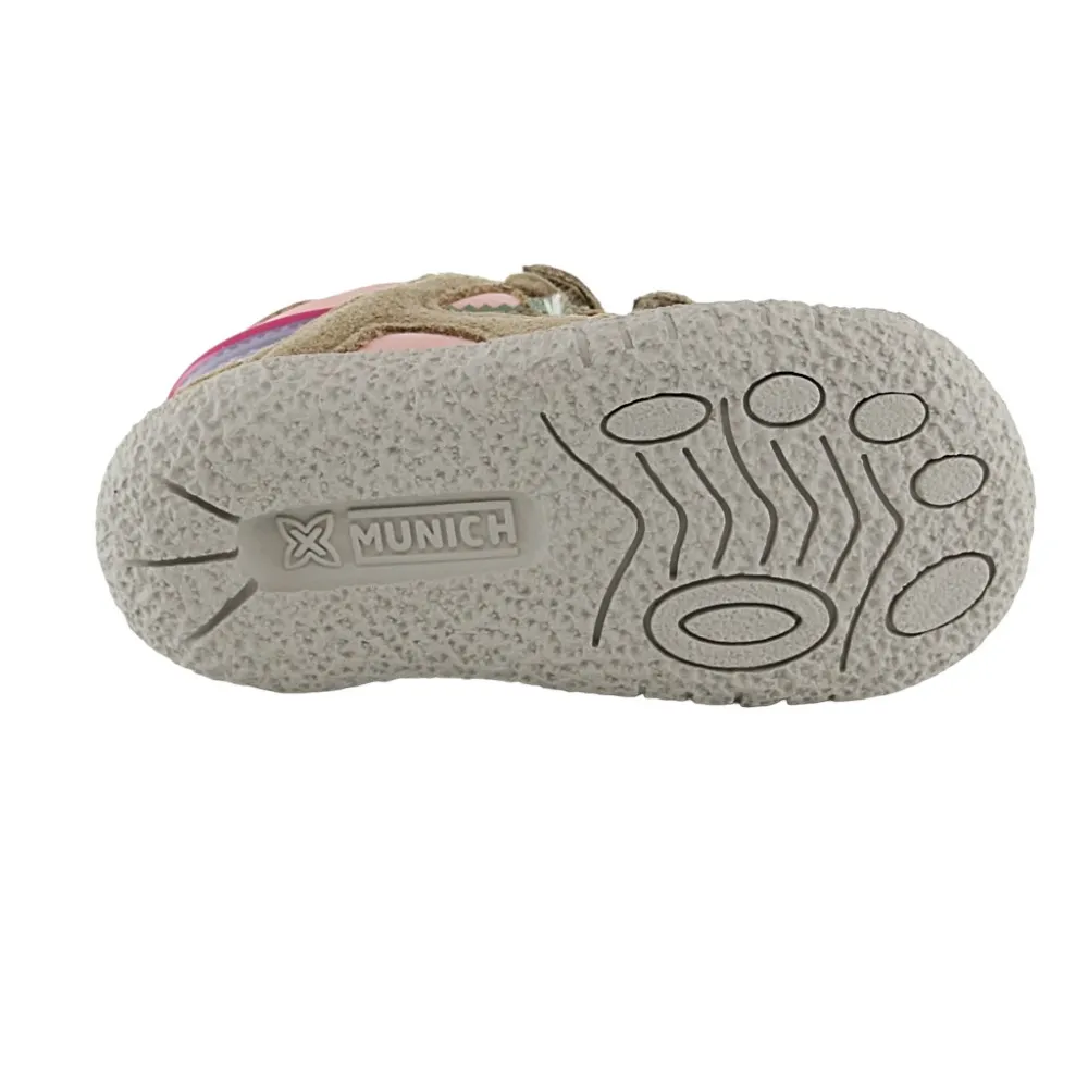 Zapatillas Munich Moda Baby Goal Rosa