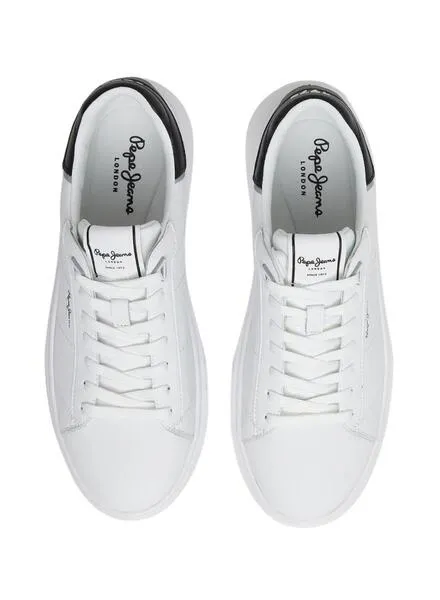 Zapatillas Pepe Jeans Eaton Basic Blanco Para Hombre