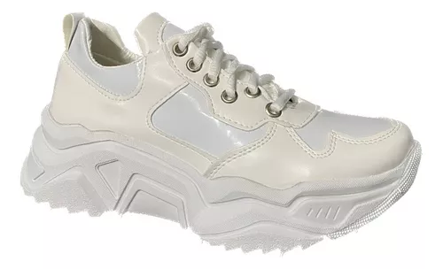 Zapatillas Plataforma Moda Urbana Lola Combinada