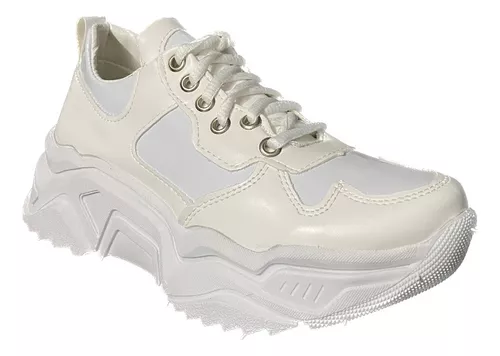 Zapatillas Plataforma Moda Urbana Lola Combinada