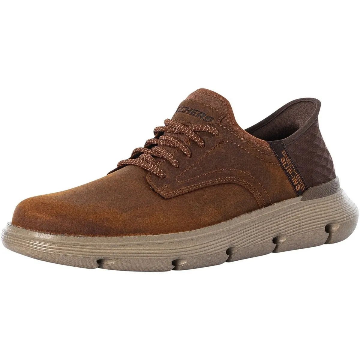 Zapatillas Sin Cordones Garza De Cuero