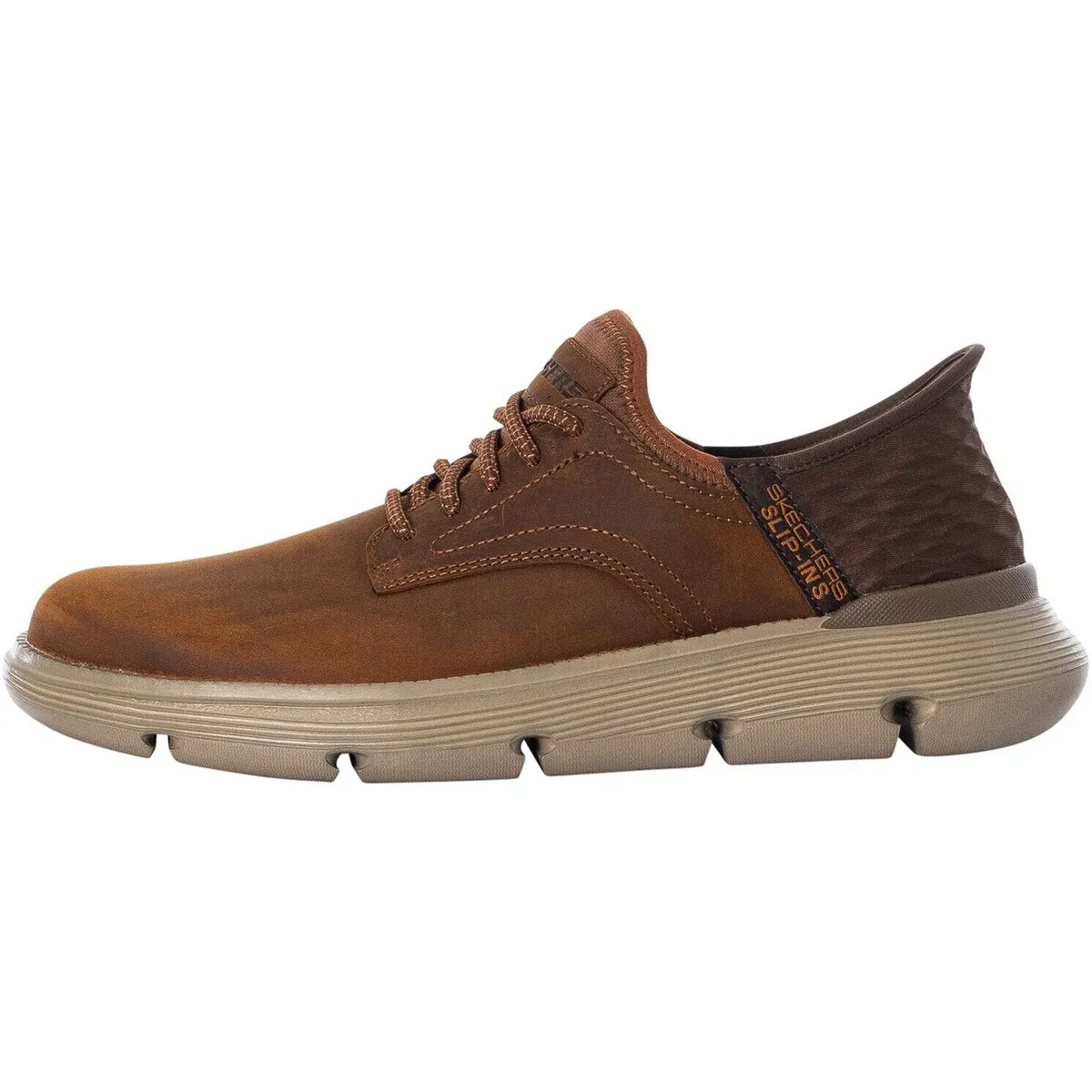 Zapatillas Sin Cordones Garza De Cuero