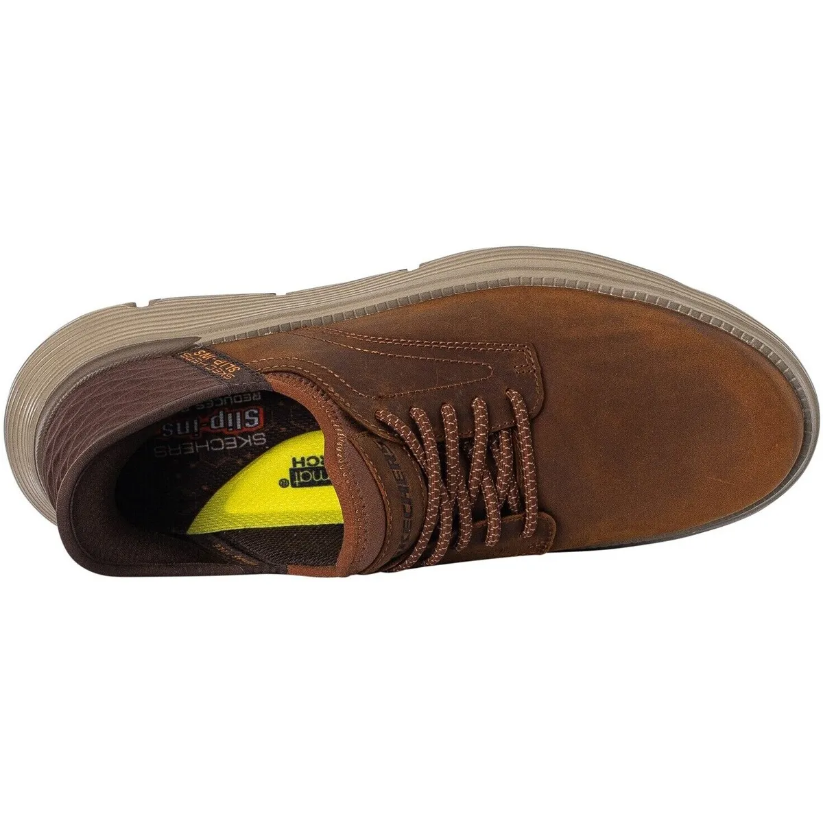 Zapatillas Sin Cordones Garza De Cuero