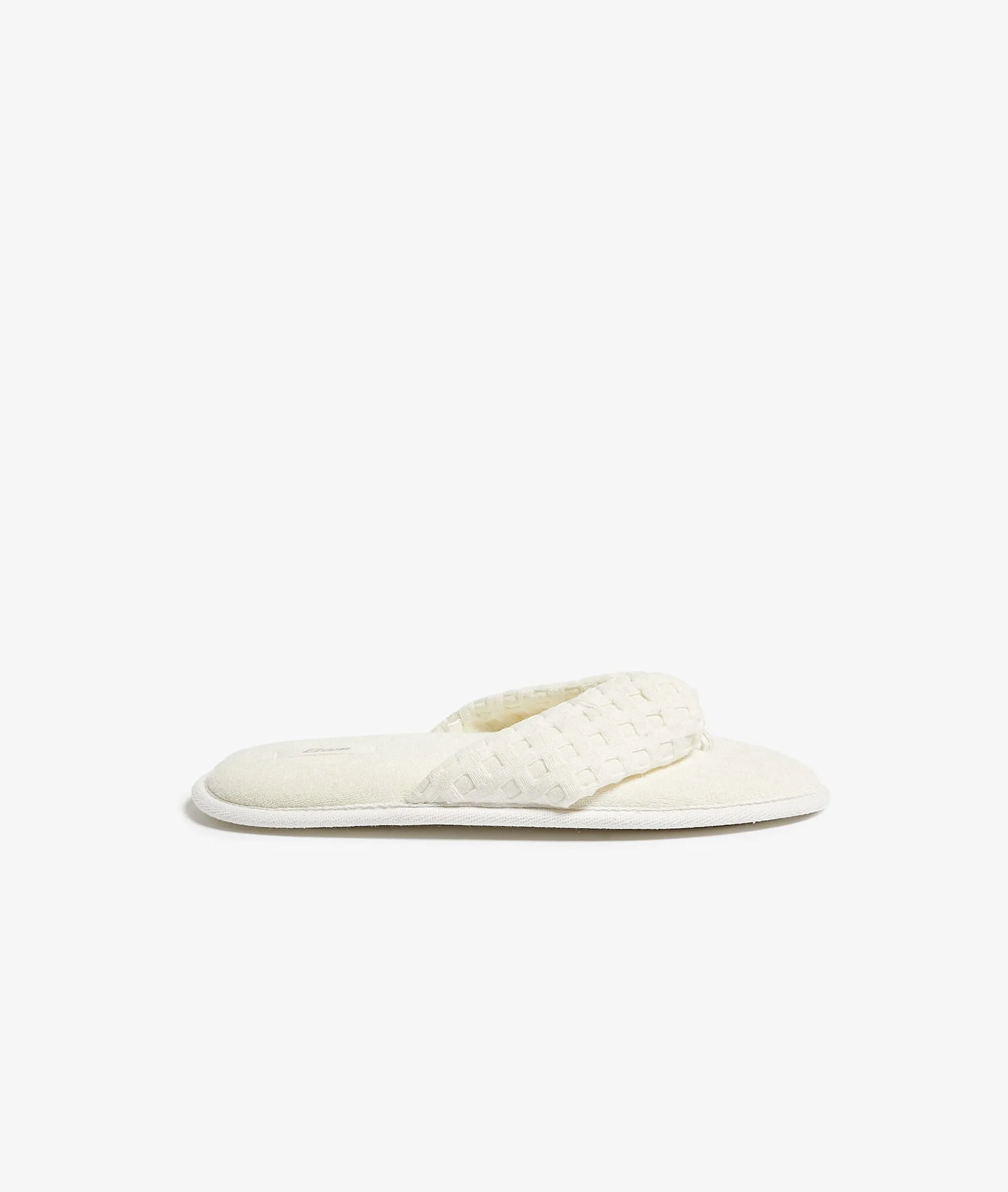 ZAPATILLAS TIP CHANCLAS ACOLCHADAS NINA ECRU  ETAM