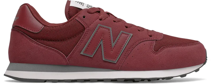 Zapatillas Urbanas Hombre New Balance 500 Burdeo 