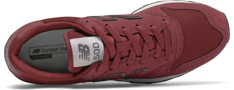 Zapatillas Urbanas Hombre New Balance 500 Burdeo 
