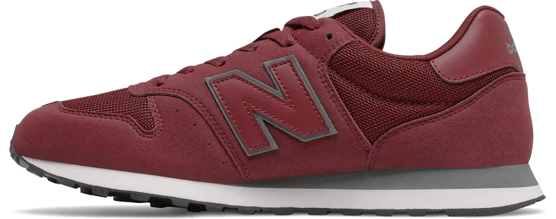 Zapatillas Urbanas Hombre New Balance 500 Burdeo 