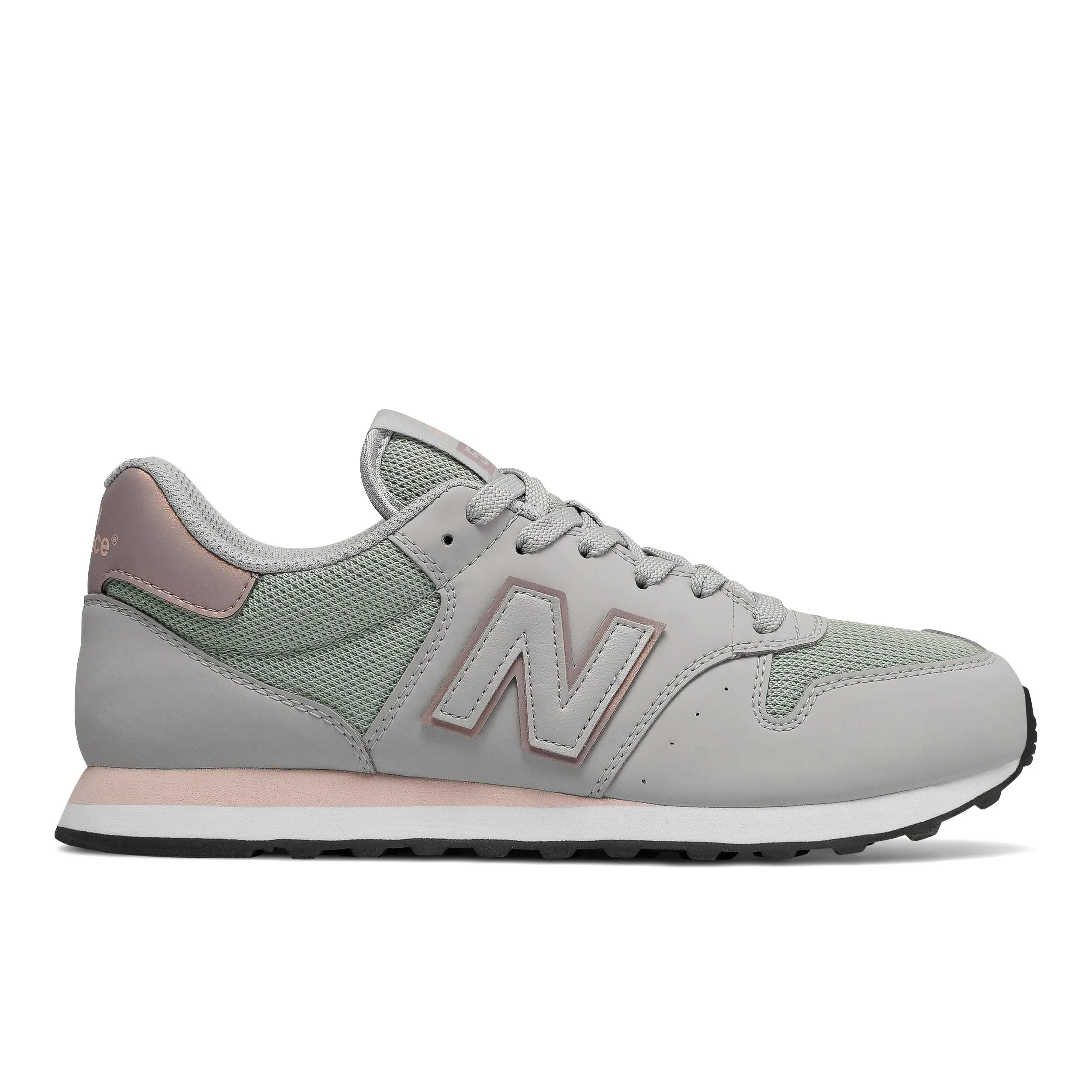 Zapatillas Urbanas Mujer New Balance 500 Gris/Rosada