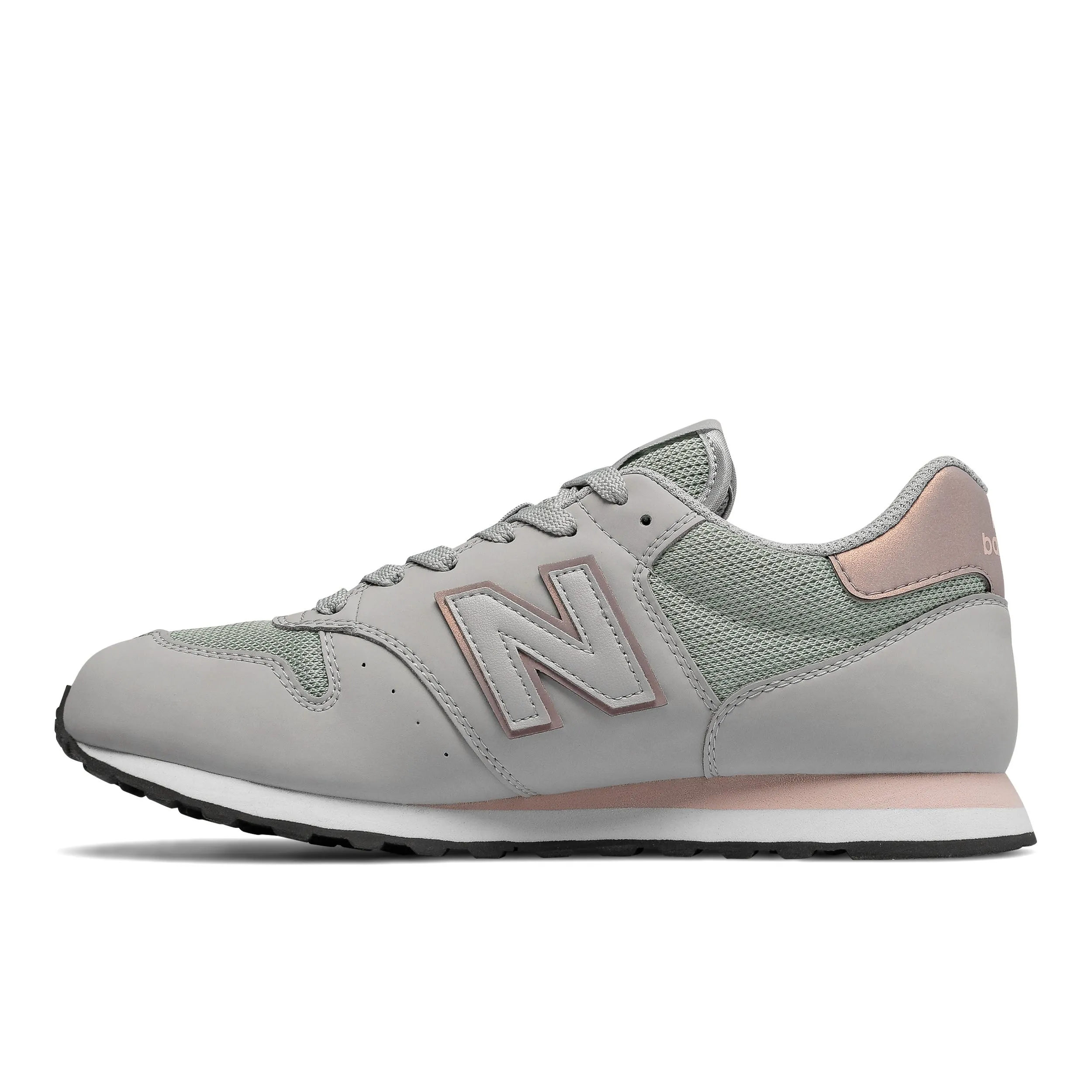 Zapatillas Urbanas Mujer New Balance 500 Gris/Rosada
