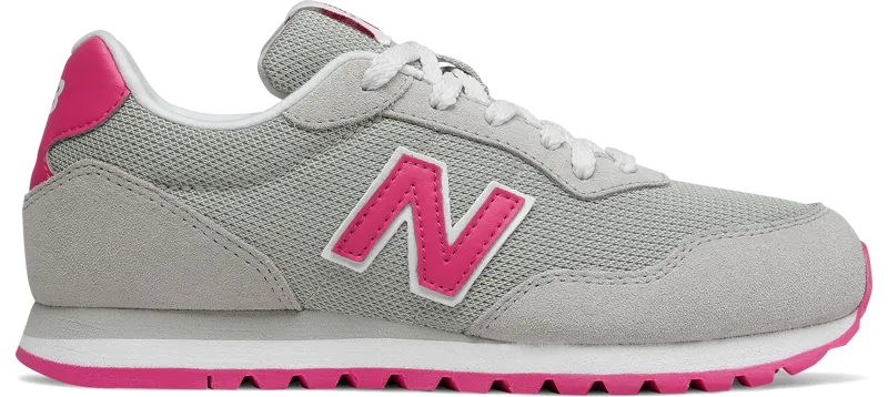 Zapatillas Urbanas Niña New Balance 527 Gris/Rosado