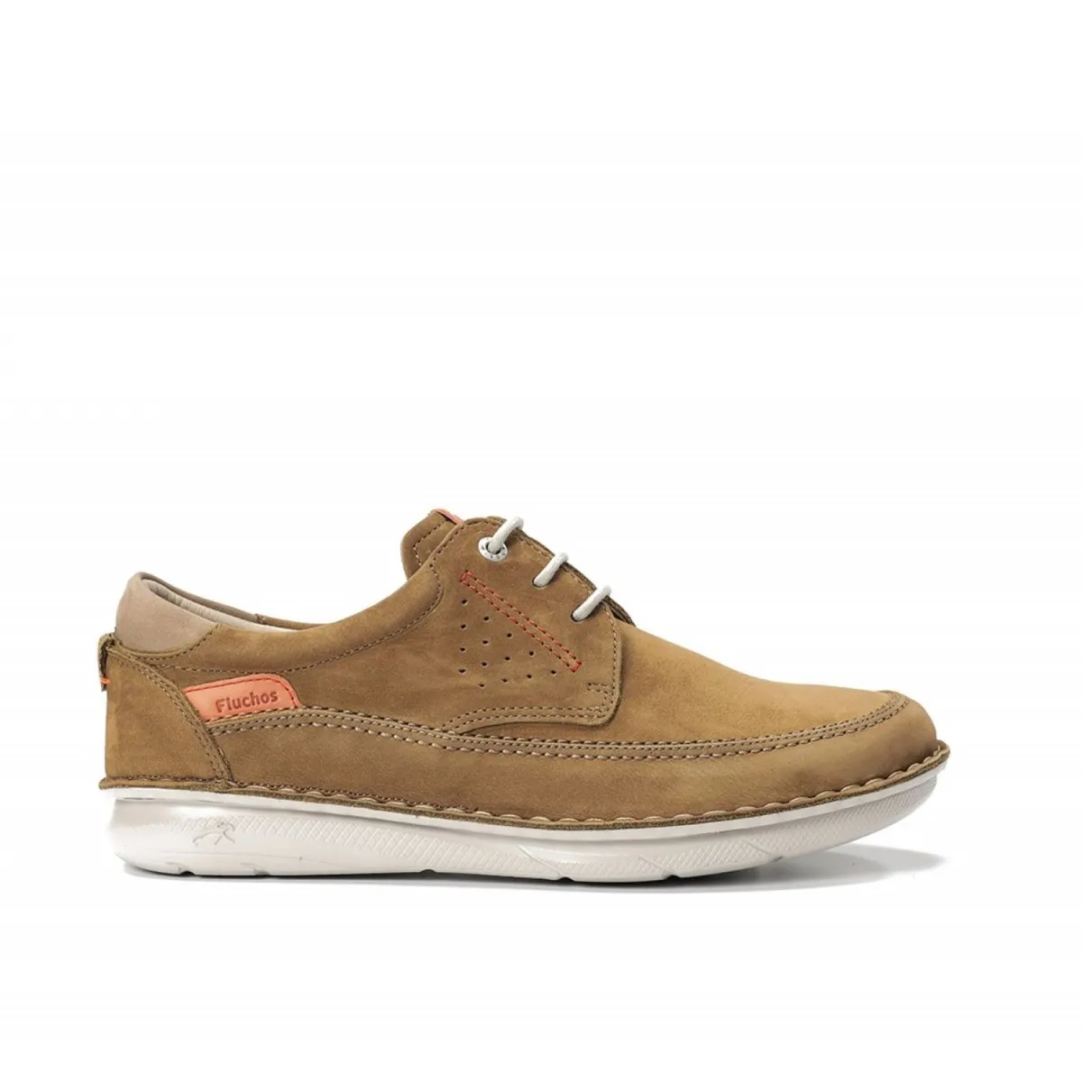 Zapato con cordón para hombre Fluchos Parker marrón F2002