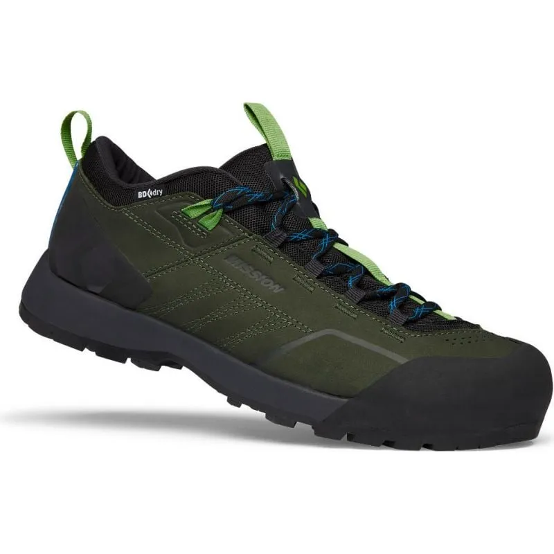 ZAPATO DE APROXIMACIóN PARA HOMBRE BLACK DIAMOND M MISSION LEATHER LOW WP (CYPRESSBLACK)