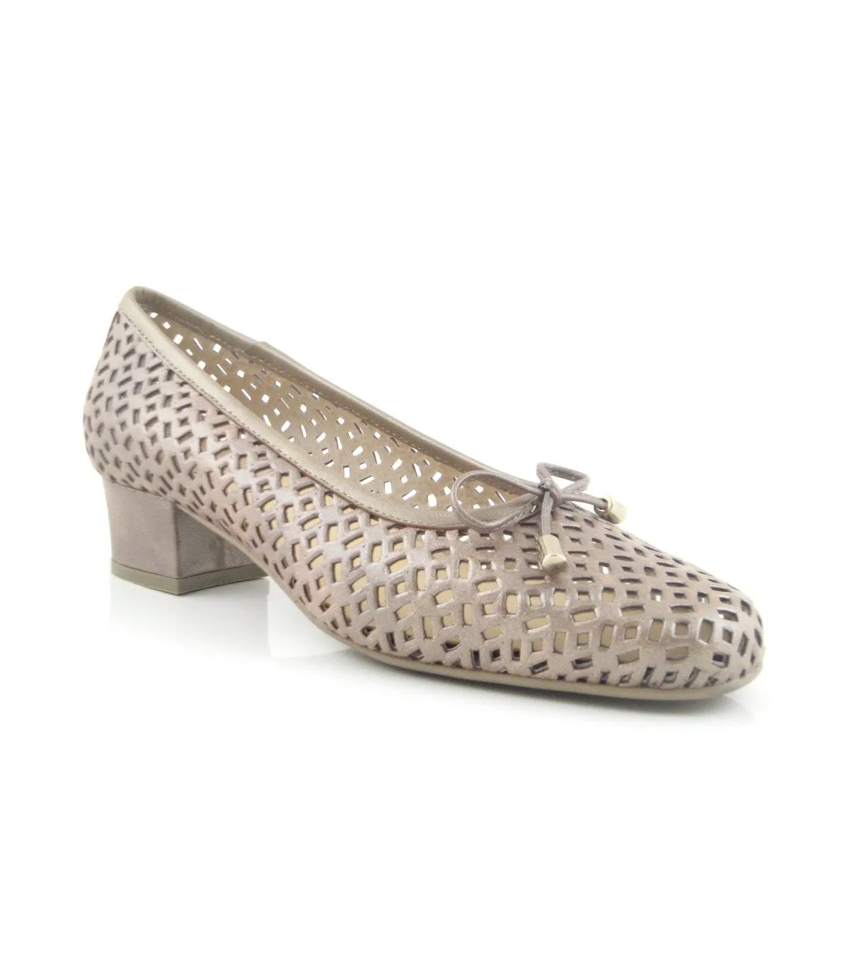 Zapatos de confort calados para mujer