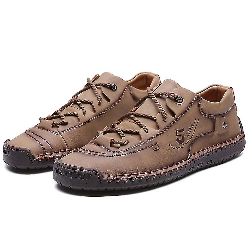 ZAPATOS DE CUERO PARA HOMBRE COSIDOS A MANO  CASUAL FASHION SHOES 9931