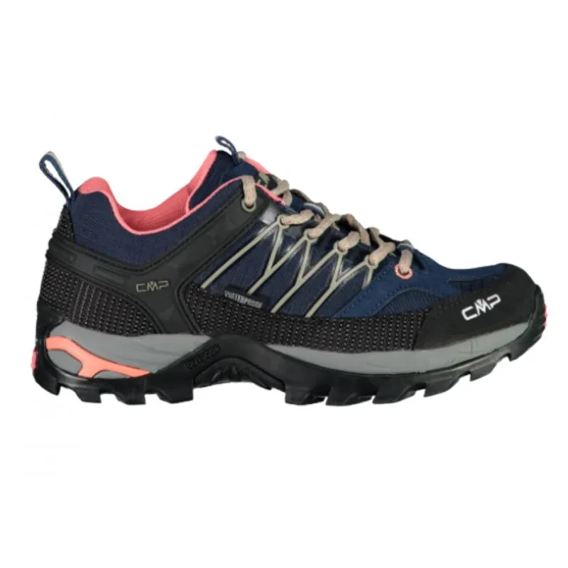 Zapatos de montaña CMP RIGEL LOW WP (BLUE CORALLO) mujer
