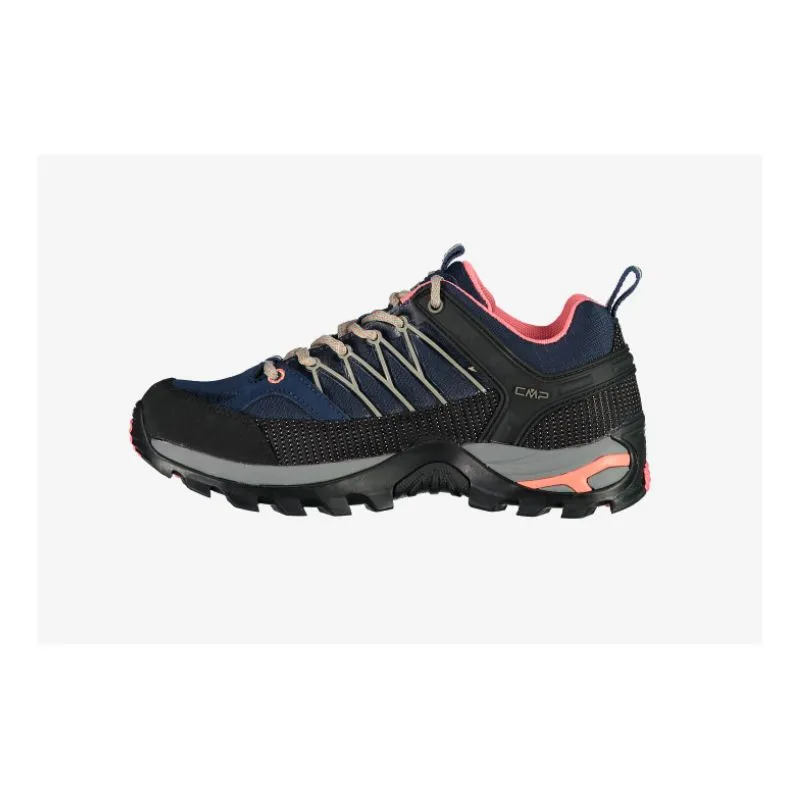 Zapatos de montaña CMP RIGEL LOW WP (BLUE CORALLO) mujer