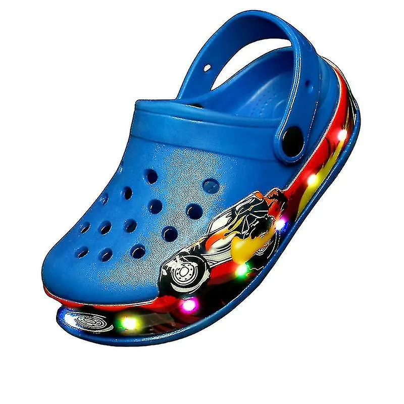 Zapatos emisores de luz para niños Zuecos de moda para niños Zapatillas LED emisoras de luz 994 WHBYV