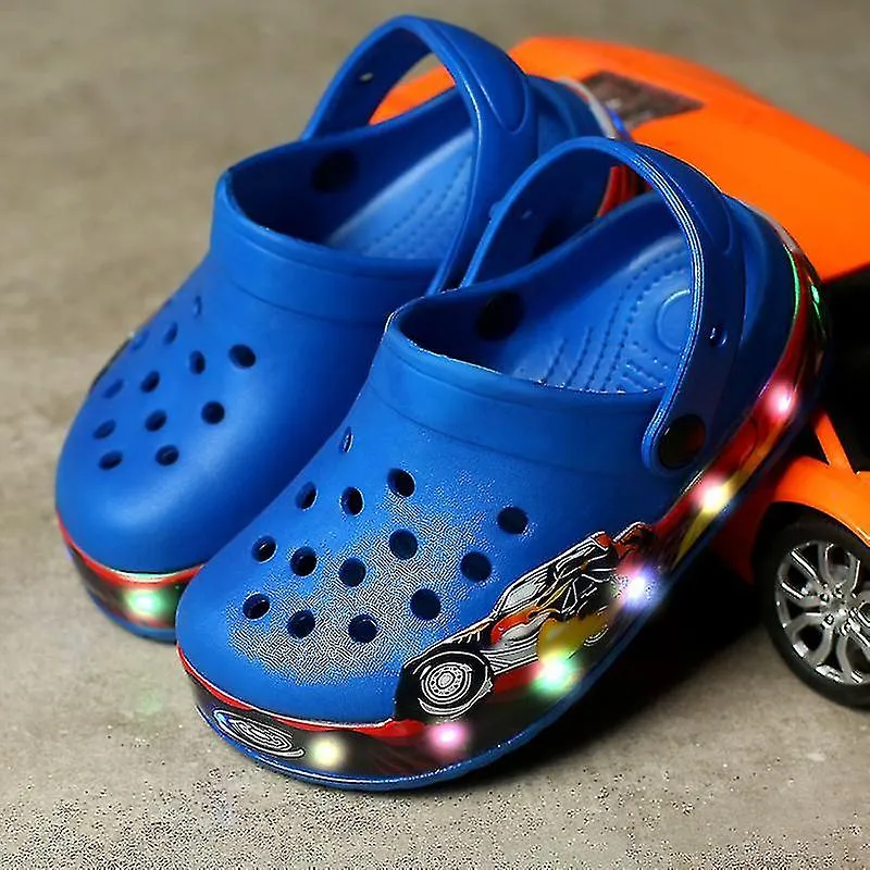 Zapatos emisores de luz para niños Zuecos de moda para niños Zapatillas LED emisoras de luz 994 WHBYV