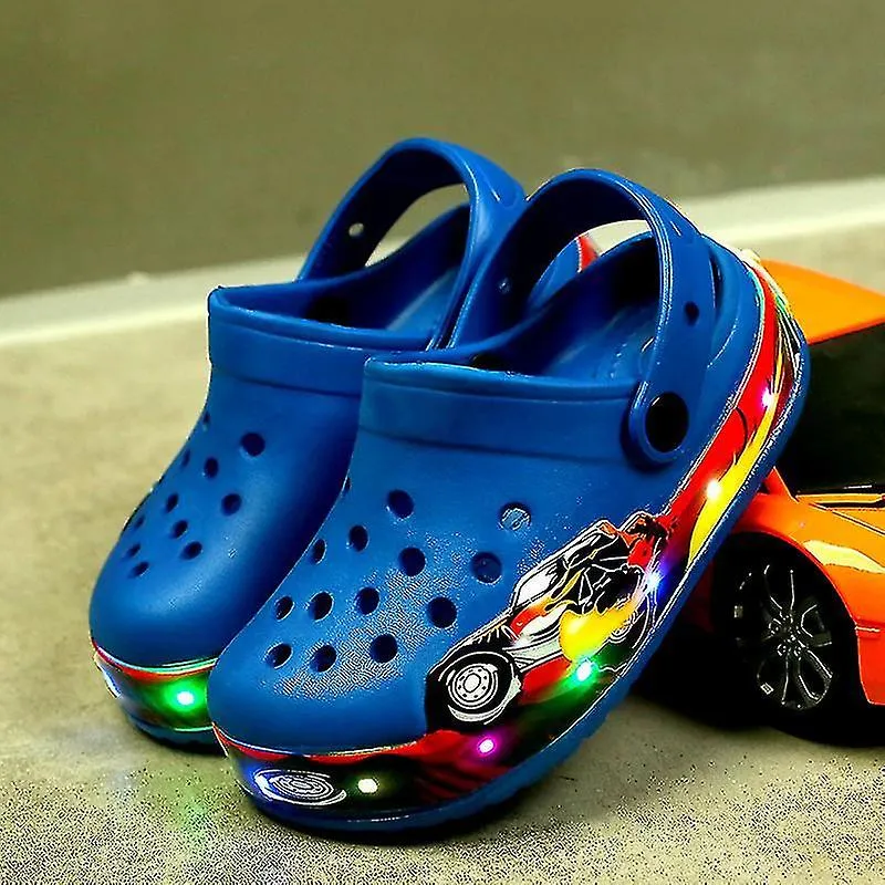 Zapatos emisores de luz para niños Zuecos de moda para niños Zapatillas LED emisoras de luz 994 WHBYV